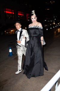 The scene outside Marc Jacobs and Char Defrancesco's wedding.
