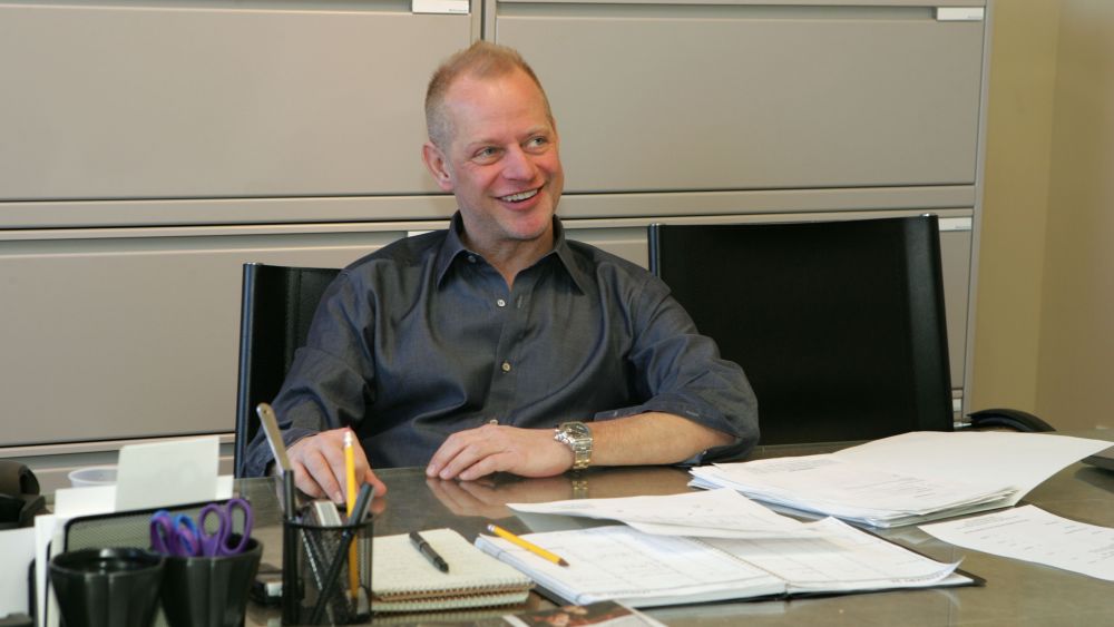 Fashion show producer Kevin Krier at his office, New York City.Kevin Krier, New York