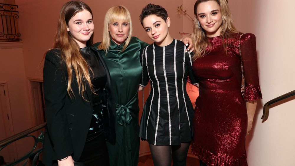 Harlow Jane-Arquette, Patricia Arquette. Joey King and Hunter KingHotel Vivier Los Angeles Cocktail Party, Los Angeles, USA - 02 Apr 2019