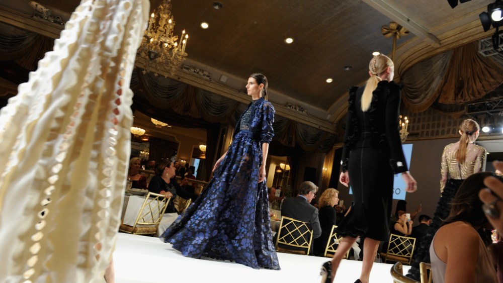 Models walk the runway for Fashion 4 Development.