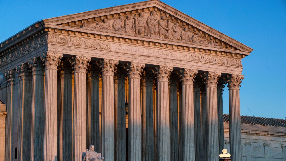 The U.S. Supreme Court is seen at sunset, in WashingtonSupreme Court, Washington, USA - 27 Mar 2019