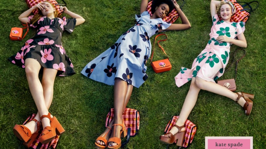 Looks from Kate Spade's new marketing campaign.