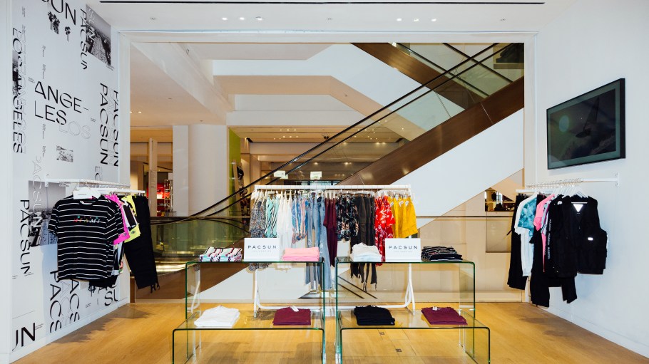PacSun Opens First International Pop-Up at Selfridges