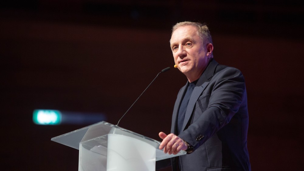 François-Henri Pinault giving the keynote speech at Copenhagen Fashion Summit