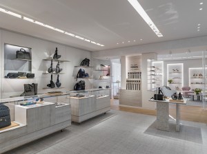 The interior of the Dior Flagship in Munich.