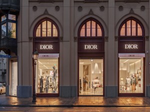 The exterior of the Dior Flagship in Munich.