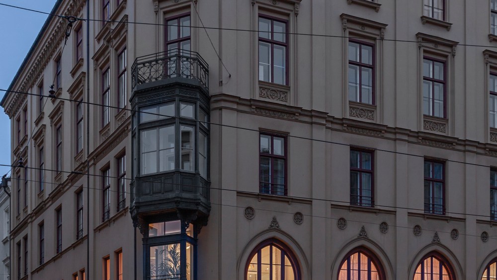 The exterior of the Dior Flagship in Munich.