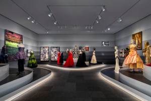 Inside “Dior: From Paris to the World" at Dallas Museum of Art.
