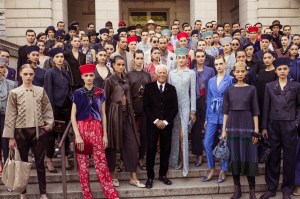 Backstage at Giorgio Armani Cruise 2020