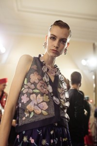 Backstage at Giorgio Armani Cruise 2020