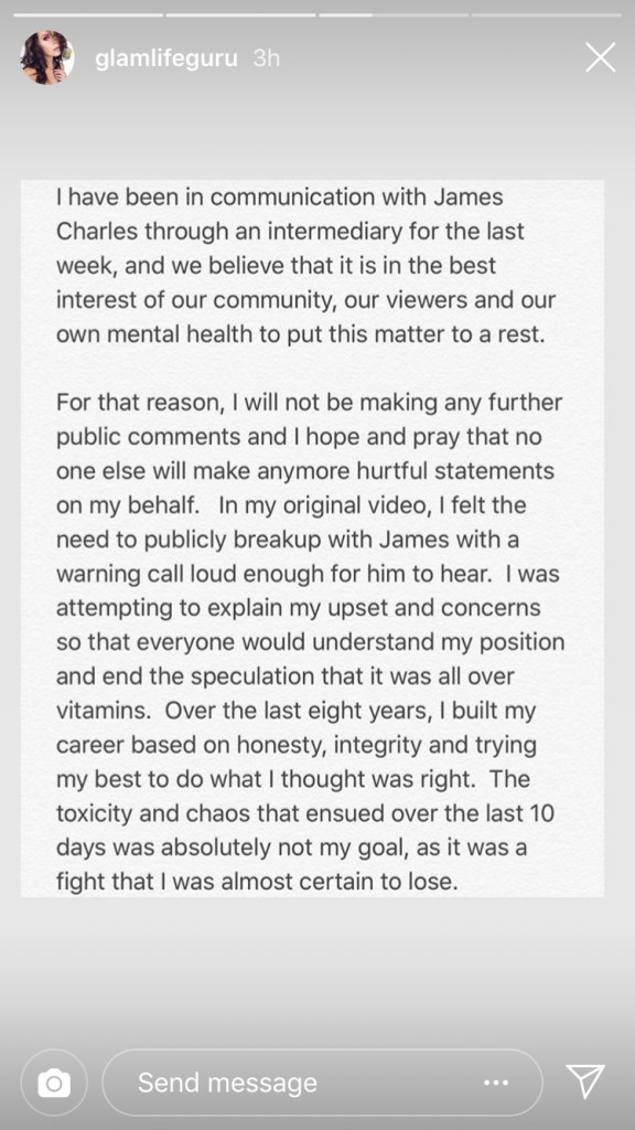 James Charles and Tati Westbrook Fight
