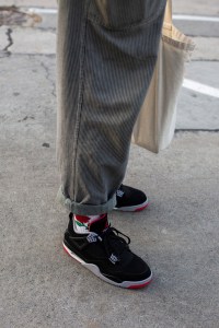 Street style at the Nike Lebron James x John Elliott Icon Celebration.