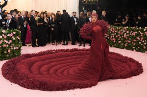 Cardi B in Thom Browne, Met Gala 2019.