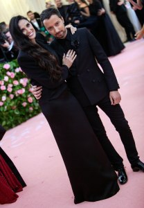 Demi Moore in Saint Laurent by Anthony Vaccarello and Anthony Vaccarello, Met Gala 2019