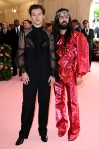 Harry Styles and Alessandro Michele in Gucci, Met Gala 2019