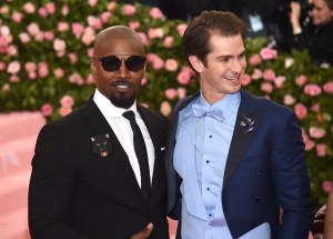 Jamie Foxx and Andrew Garfield,  Met Gala 2019