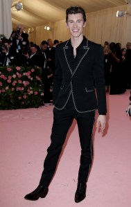 Shawn Mendes in Saint Laurent by Anthony Vaccarello, Met Gala 2019