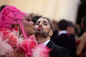 Lizzo in Marc Jacobs with the designer.
