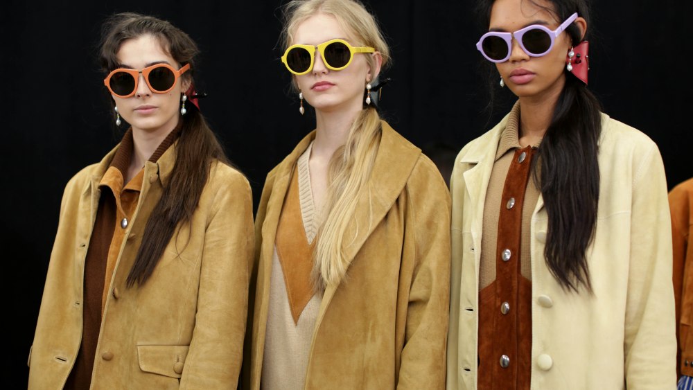 Models backstage Prada Resort 2020 show, Backstage, The Piano Factory, New York, USA - 02 May 2019