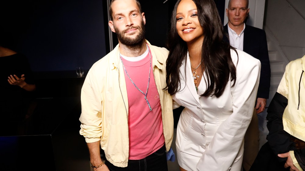Simon Porte Jacquemus and Rihanna.