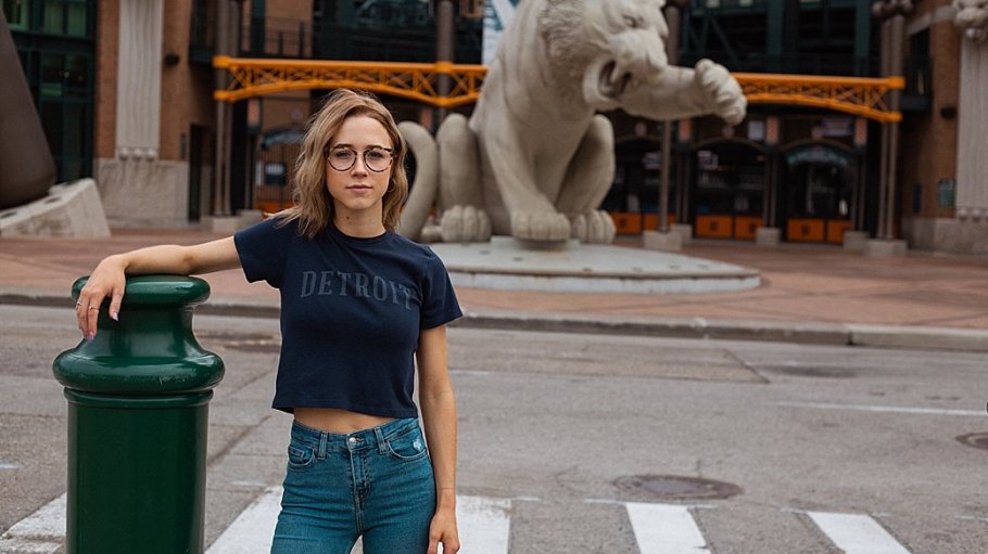 Gettees t shirt Detroit with Supima cotton