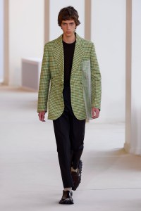Model on the catwalk