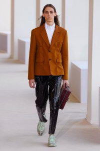 Model on the catwalk