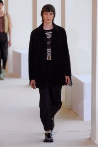 Model on the catwalk