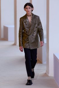 Model on the catwalk
