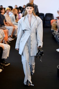 Model on the catwalk