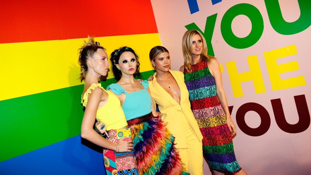 Tess Hilton, Stacey Bendet, Sofia Richie, and Nicky Rothschild Hilton