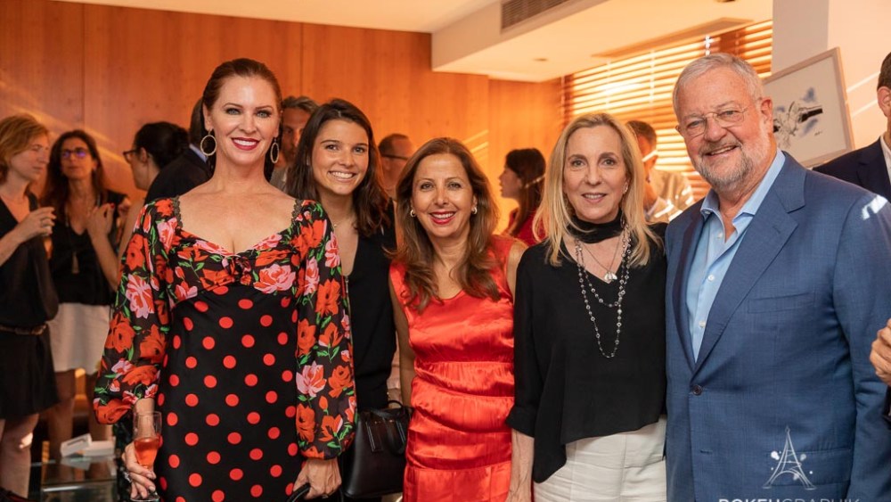 Leslie Zemeckis, Justine Hutteau, Karine Ohana, Susan Rockefeller and David Rockfeller