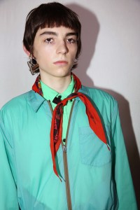 Backstage at Acne Studios Men's Spring 2020