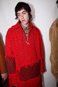 Backstage at Acne Studios Men's Spring 2020