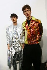 Backstage at Balmain Men's SS 2020
