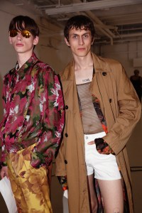Backstage at Dries Van Noten Men's SS 2020