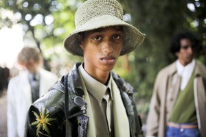 Backstage at Fendi Men's Spring 2020