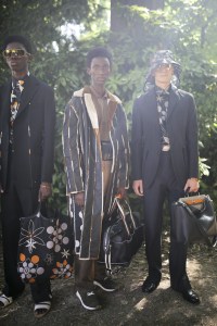 Backstage at Fendi Men's Spring 2020