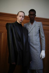Backstage at Juun J Men's SS 2020