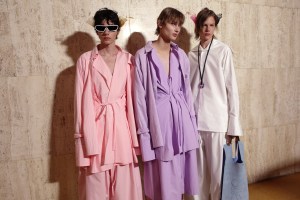 Backstage at Loewe  Men's Spring 2020