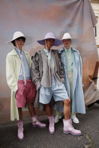 Backstage at Louis Vuitton Men's SS 2020