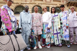 Backstage at Louis Vuitton Men's SS 2020