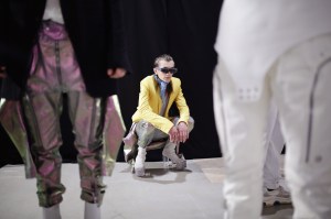 Backstage at  Rick Owens Men's SS 2020