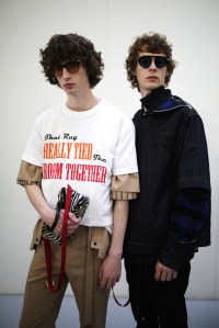 Backstage at Sacai  Men's Spring 2020