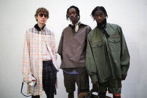 Backstage at Sacai  Men's Spring 2020