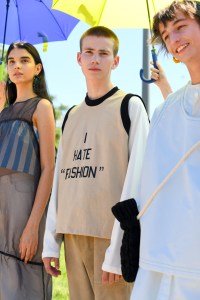 Backstage at Sunnei Men's Spring 2020