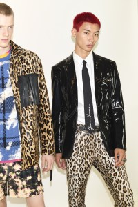 Backstage at Versace Men's Spring 2020