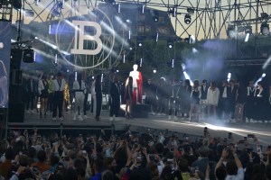 Ambiance at Balmain Men's SS 2020, photographed in Paris on June 21st, 2019.
