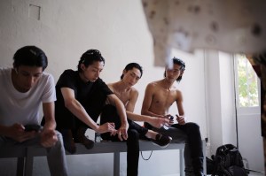 Backstage at CMMN SWDN Men's SS 202