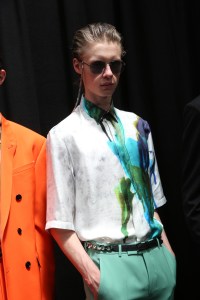 Backstage at Berluti Men's Spring 2020